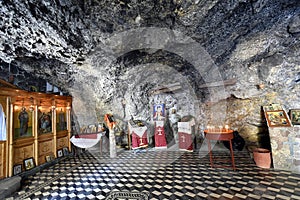 Greece, Crete, Cave Church Agios Ioannis