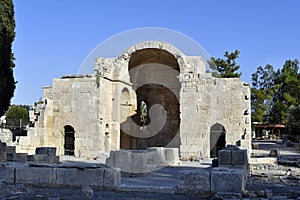 Greece, Crete Island, ancient Titus Basilica