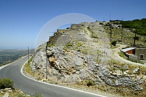 Greece, Crete, old windmills