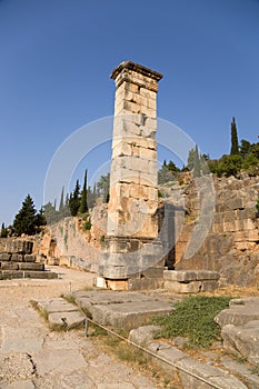 Greece. Delphi. Archaeological zone