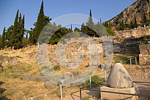 Greece. Delphi. An omphalos