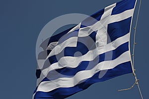 Greece flag - Flag of Greece. Hellenic Republic.