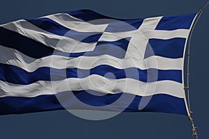 Greece flag - Flag of Greece. Hellenic Republic.