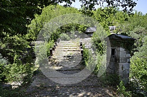 Greece, Historic Stone Bridge