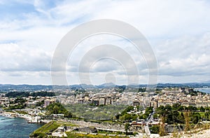 Greece. Island of Corfu. View of the city of Corfu