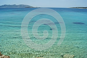 Greece, the island of Koufonissi. A view from the coast