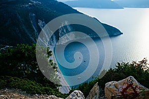 Greece - Kefalonia - Myrtos Beach sunset 7