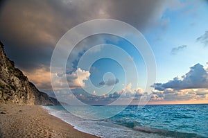 Greece - Lefkada - Egremni beach photo