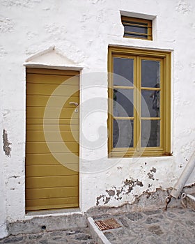 Greece Milos island, picturesque house entrance