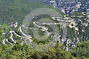 Greece, mountain road