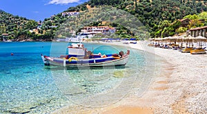 Greece nature and beaches. Samos island