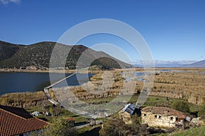 Greece, Prespa Lake, Limni Mikri Préspa, Agios Achillios, Florina