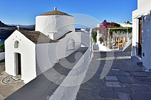 Greece, Rhodes Island -Old Town of Lindos