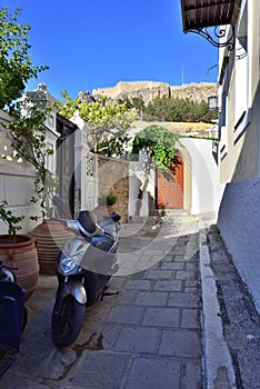 Greece, Rhodes Island -Old Town of Lindos