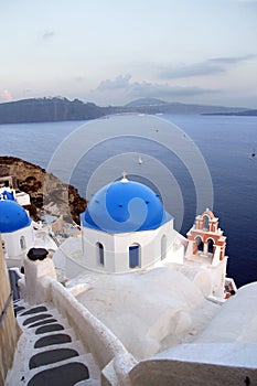 Greece, Santorini Dusk