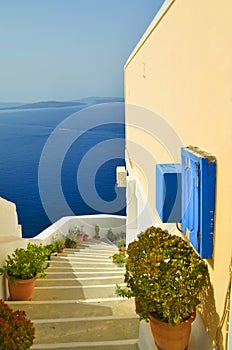 greece santorini greek tourist resort