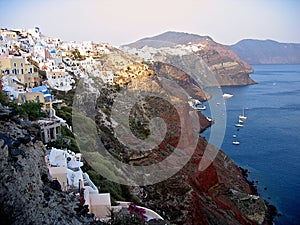 Greece Santorini panoramic