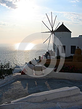Greece Santorini panoramic