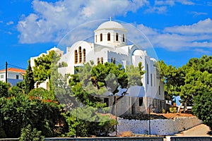 Greece, Spetses island, the church of Agios Nikolaos