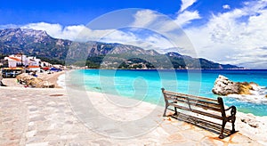Greece summer holidays - Samos island and scenic Kokkari village