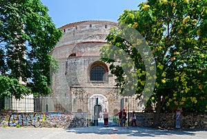 Greece, Thessaloniki, the tomb of the Roman emperor Galerius (Rotunda of St. George)