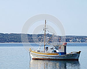 Greece, traditional fishing boat kaiki