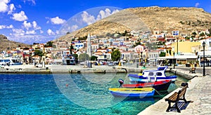 Greece scenery, islands of Dodecanese group photo