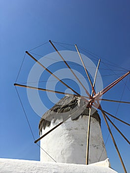 Greece Windmill Mykonos photo