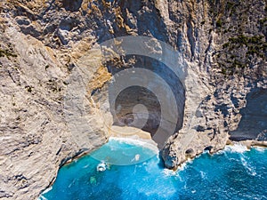 Greece. Zakynthos island. Drone. Aerial view