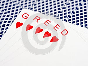 Greed in casino