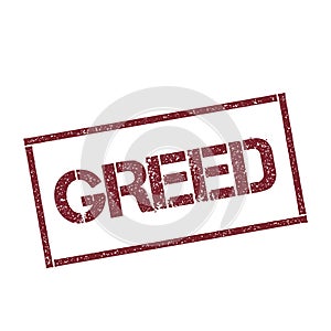 Greed rectangular stamp.