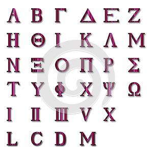 Greek Alphabet photo