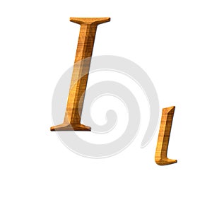 Greek alphabet wooden texture, Ita