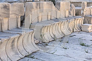 Greek amphitheater to the Acropolis of Athens