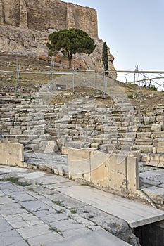 greek amphitheater to the Acropolis of Athens