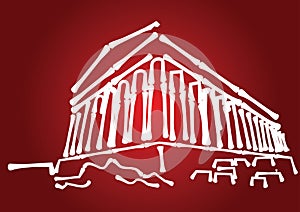 Greek ancient building