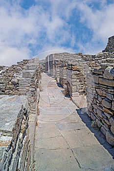 Greek ancient city on Delos islnad