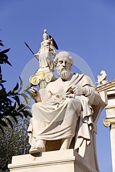 Greek ancient philosopher Platon
