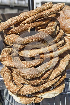 Greek bagels (koulouri)