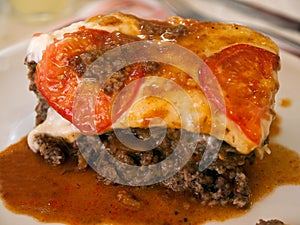 Greek Balkan Lamb Moussaka photo