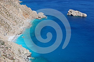 Greek beach, amorgos island