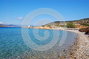 Greek beach, amorgos island