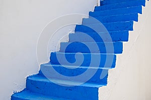 Greek blue stairs