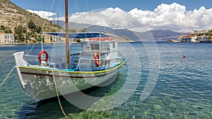 Greek boat in Kastellorizo