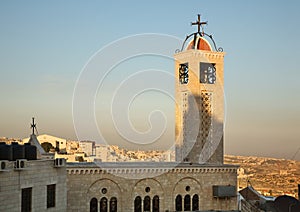 Greek Byzantine Catholic Church in Bethlehem. Palestinian territories. Israel