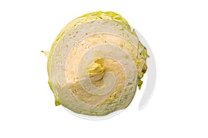 a greek cabbage on a white background