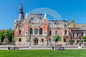 The Greek Catholic Bishop Palace in the center of Oradea, Romania, Crisana Region