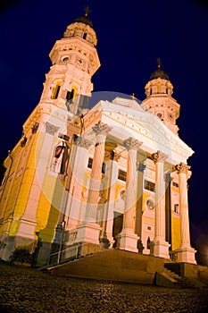 Greek-catholic cathedral in Uzhgorod city
