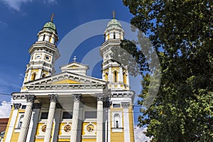 Greek Catholic Cathedral in Uzhhorod city, Ukraine