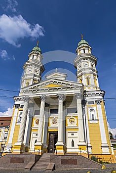 Greek Catholic Cathedral in Uzhhorod city, Ukraine